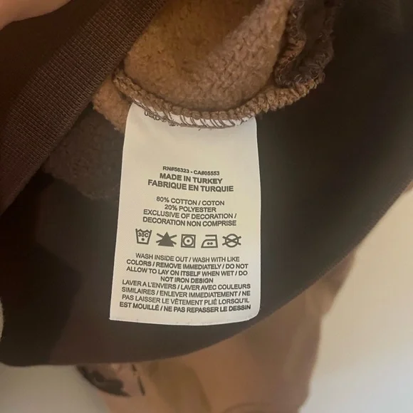 Nike Brown Colorblock Sweatshirt - XXL - Picture 8 of 9